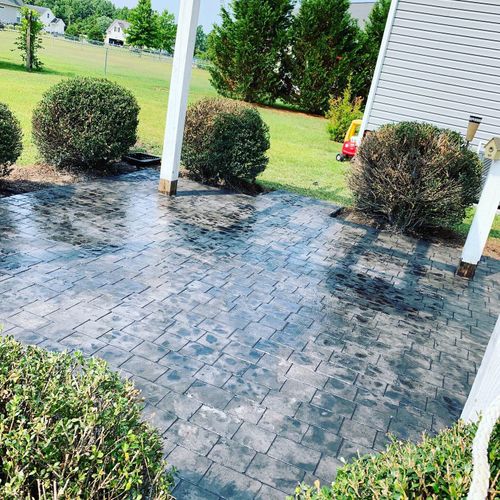 Patio Design & Installation for Concrete Cowboyz in Greenville, NC