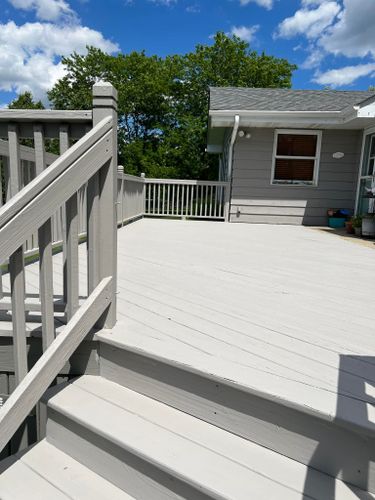 Staining and Deck Refinishing for Boy’s Painting & more LLC in  Mundelein Home Crest, IL
