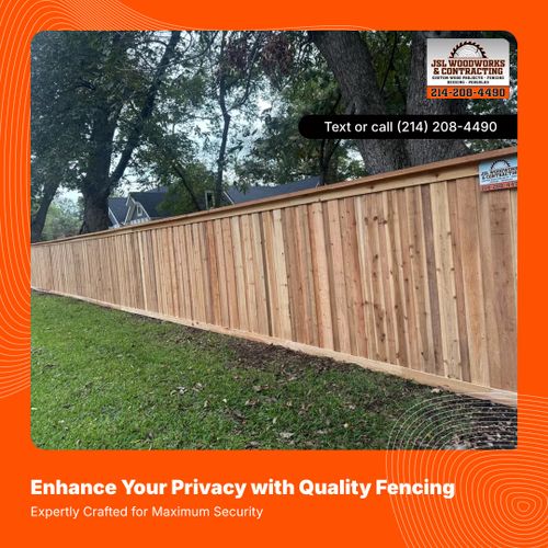 Custom Wood Projects for JSL Woodworks and Contracting in Midlothian, TX