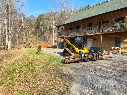 Land Clearing for Schrock’s Land Management in Northern Virginia, Shenandoah Valley, VA