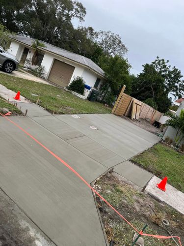 Patio Design & Installation for Combat Concrete LLC in St. Petersburg, FL