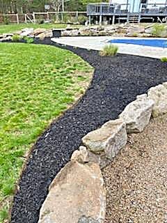 Mulch Installation for GH Lawn Services in West Warwick, RI