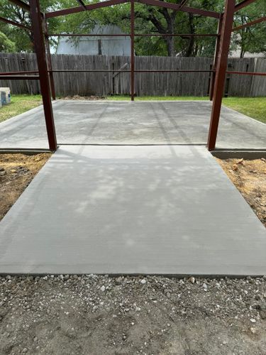 Patios for G2 Custom Concrete in Dallas, TX