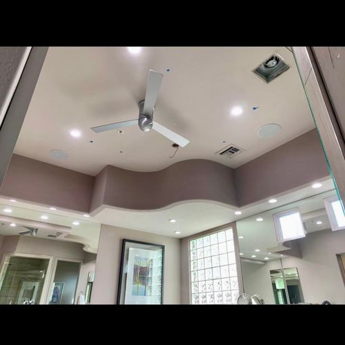 Recessed lighting installation for ORCO Electrical Contractors LLC in Mesa, AZ