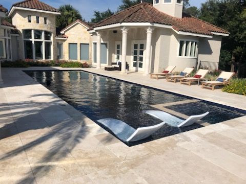 Residential Pool Remodeling for JV Pool & Associates in San Antonio, TX