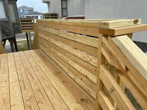 Decks and Wood Structures for A1 Roofing in Supply, NC