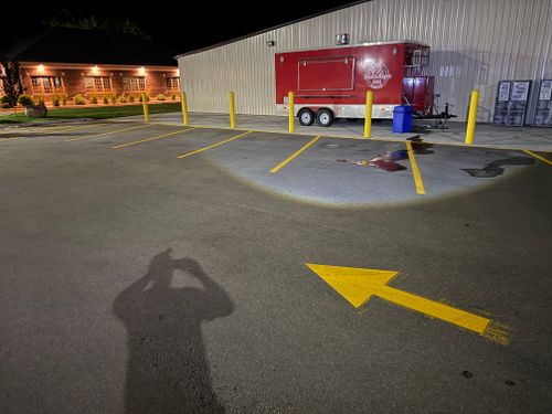 Line Striping for Midwest Line Striping LLC in Spirit Lake, IA