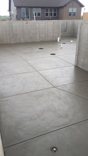 Concrete Slab Construction for B&M Concrete LLC in Longmont, CO