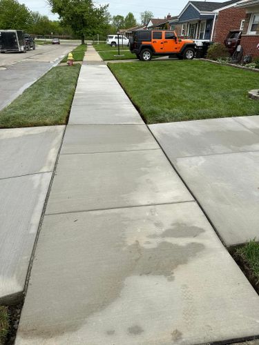 Sidewalk Installation for D.R. Concrete  in Lincoln Park, MI