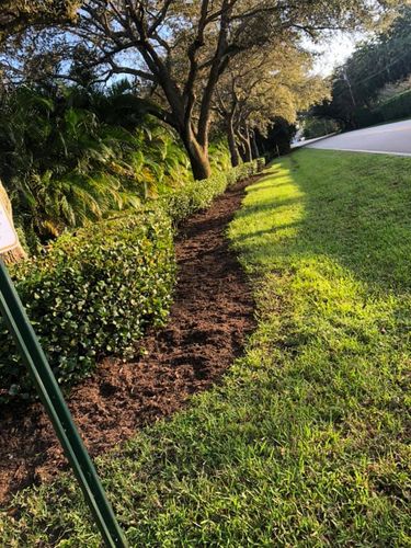 Mulch Installation for VS Landscaping Services inc. in Fort Lauderdale, FL