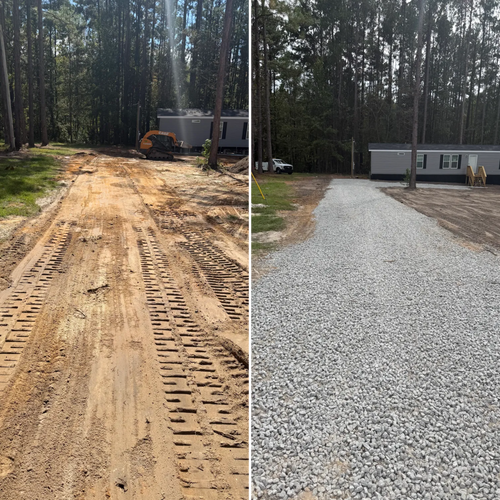 Driveway Installation for Coursey Construction in Metter, GA
