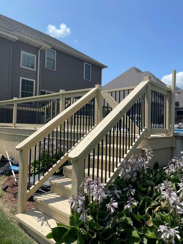 Staining for Harrison Painting & Design in Portage, IN