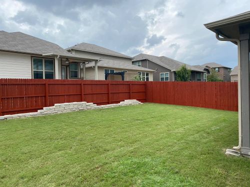 Fence Staining for Ansley Staining and Exterior Works in New Braunfels, TX