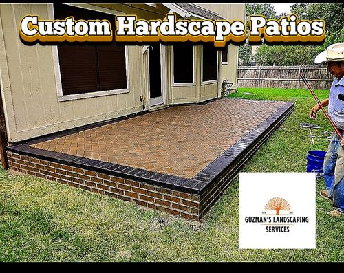 Custom Hardscape Patios for Guzman's Landscaping Services in Austin, TX