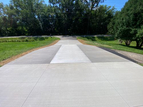 Driveway Install for TDC Excavating in Dubuque, IA