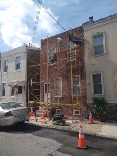 Masonry restoration for DiMaggio & Son's Masonry in Aston, PA
