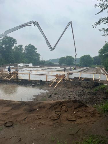 Concrete Slab Construction for CAIR CONCRETE & MASONRY LLC in Baldwin, WI