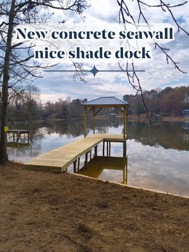 Dock & Boathouse Repair for H&H Pile Drivers and Construction in Centre, AL