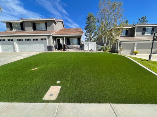 Artificial Turf Installation for Aidan Jade Landscaping in Riverside County, CA