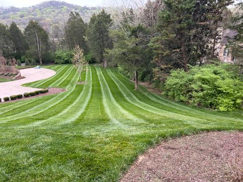 Mowing for Russell's Lawn Care Plus in Nashville, TN