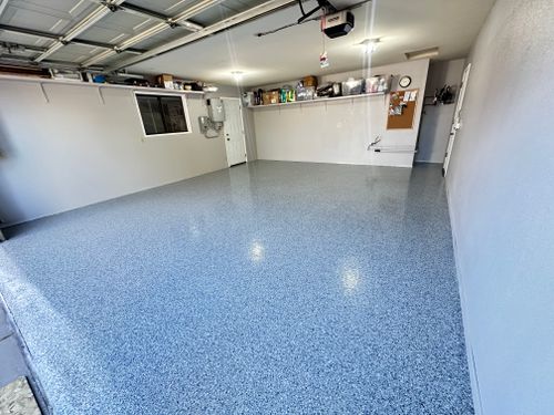 Epoxy Garage Coatings for PRYME EPOXY LLC in Mayer, AZ