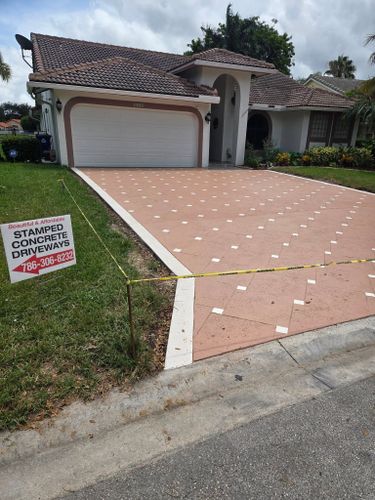 Patio Design & Installation for Beautiful and Affordable Stamped Concrete by Castilla Concrete Finish Design Corp in Sunrise, FL