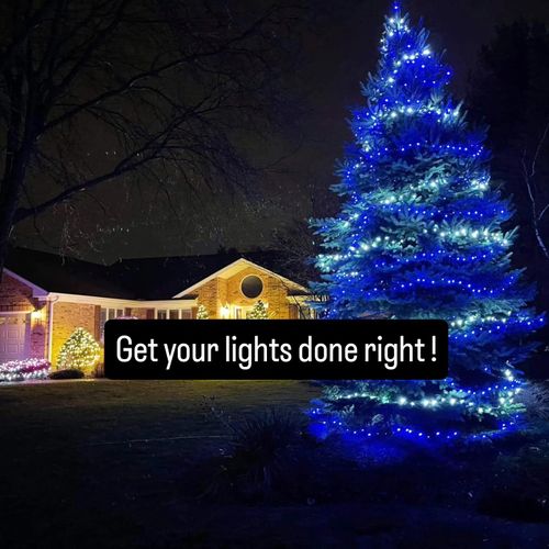Holiday Lighting for Fence Medic in Arlington Heights, IL