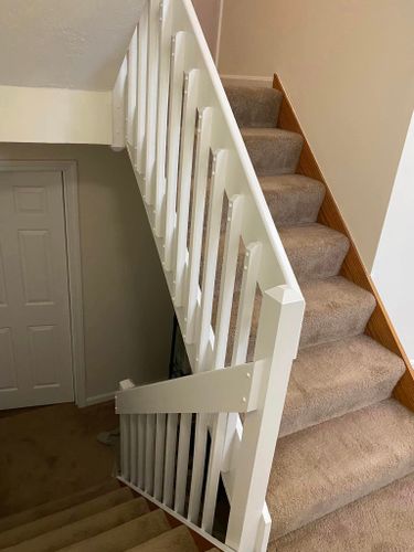 Trim Work for Artful Lines Painting in Shrewsbury Town Center, MA