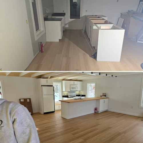 Carpentry for AA Family Construction in Lebanon, NH