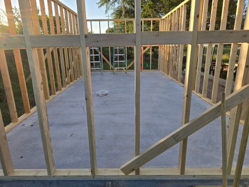 Framing for Evant Backhoe & Construction in Evant, TX