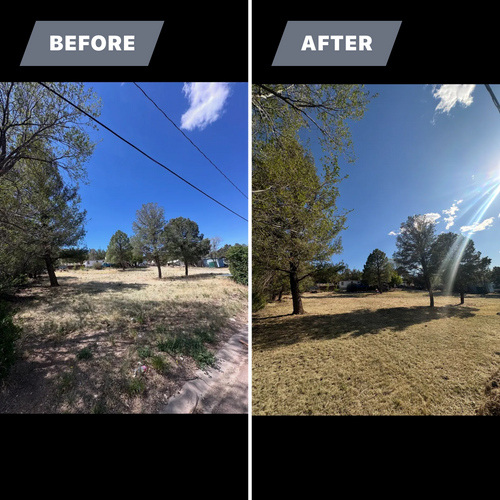 Mowing for G&B Yard Service in Ruidoso Downs, NM