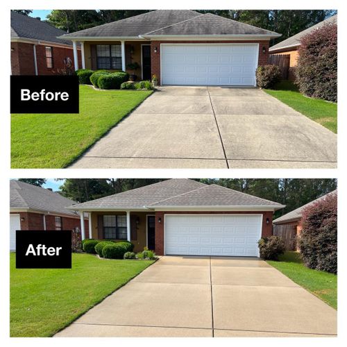 Driveway and Sidewalk Cleaning for Honey Do Oxford Pressure Washing and Soft Washing in Oxford, Mississippi