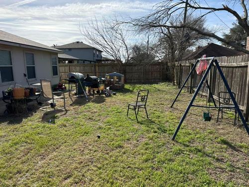 Mowing for Allen Lawn Care in Taylor, Texas