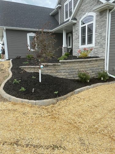 New Lawn Install for Paradise Lawnscapes in West Bend, WI