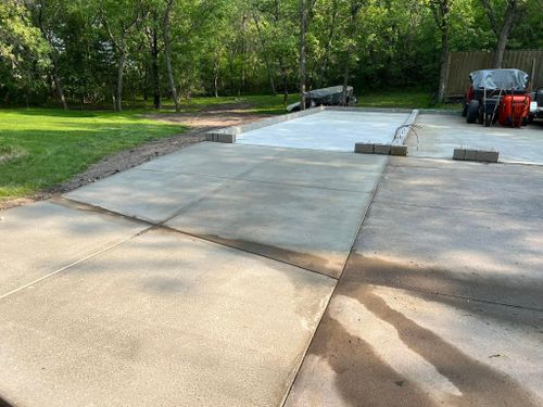 Concrete Garages for Johnsons Custom Creations in Milaca, MN