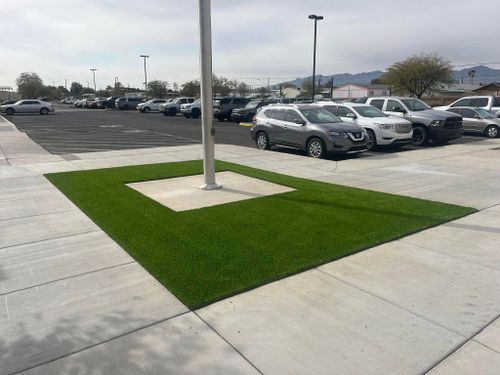 Artificial Turf Installation for Infinity Concepts Landscaping in Bullhead City, AZ
