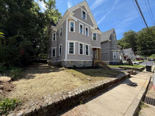 Retaining Wall Construction for Navedo’s Lawn Care in Putnam, CT