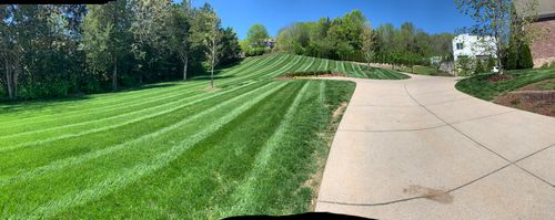 Mowing for Russell's Lawn Care Plus in Nashville, TN