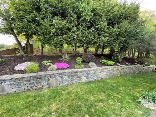 Full Landscape Redesign for Blades of Glory LLC in Cheshire, CT