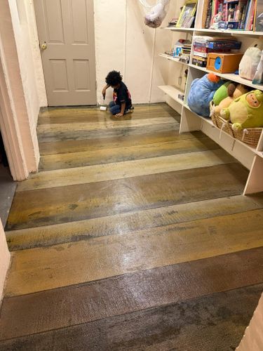 Epoxy, Overlay, & Mixed Media Projects for Whitfield Concrete Construction in Solsberry, IN