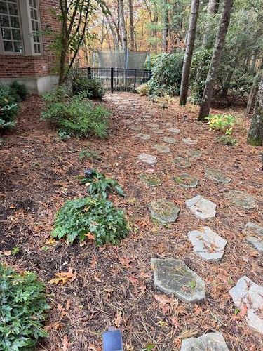 Full Landscape Redesign for Blades of Glory LLC in Cheshire, CT