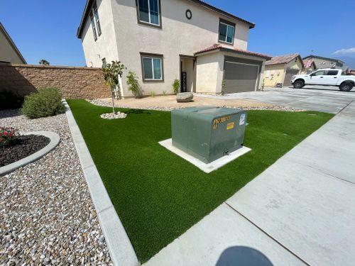 Artificial Turf Installation for Aidan Jade Landscaping in Riverside County, CA
