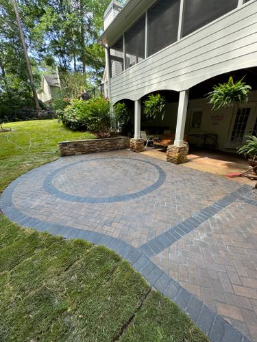 Backyard Remodel for E&T Outdoor Pros in LaGrange, GA