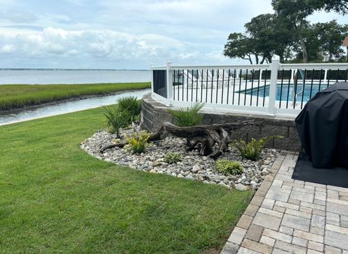 Landscaping for JND Transformation Landscapes & Hardscapes LLC in Cedar Point, NC
