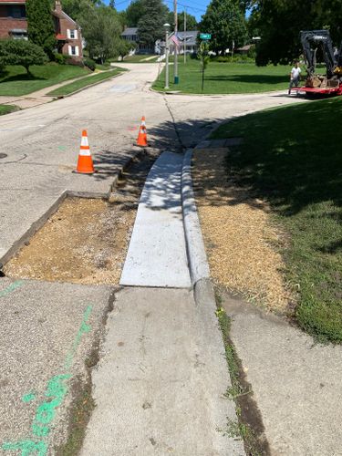 Driveway Install for TDC Excavating in Dubuque, IA
