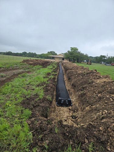 Excavation for Evant Backhoe & Construction in Evant, TX