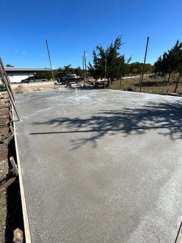 Concrete Slab Construction for Albeco Contractors LLC  in Giddings, TX