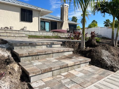 Full scale landscape designing and installations for Isaiah Simmons Construction and Landscaping LLC in Brevard County, Florida