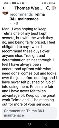  for Tel Ma Landscaping Maintenance LLC  in Urbana, OH