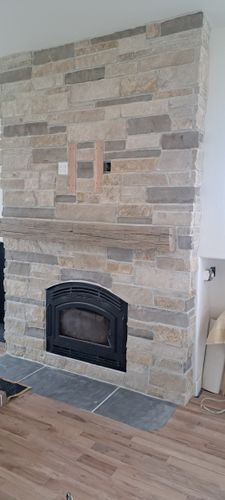Fireplace Installation for Exquisite Techniques Construction LLC in Prescott, AZ